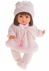 Кукла Кристи в светло-розовом, плачет, 30 см (Antonio Juans Munecas, 1339P)